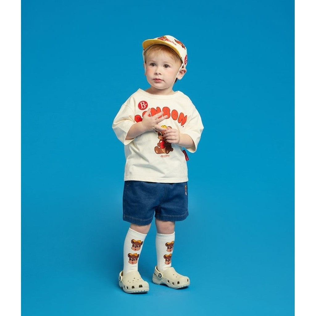 IRIS KIDS Bear Bonbon T-Shirt — kids bear print tee, product photo 6 of 8