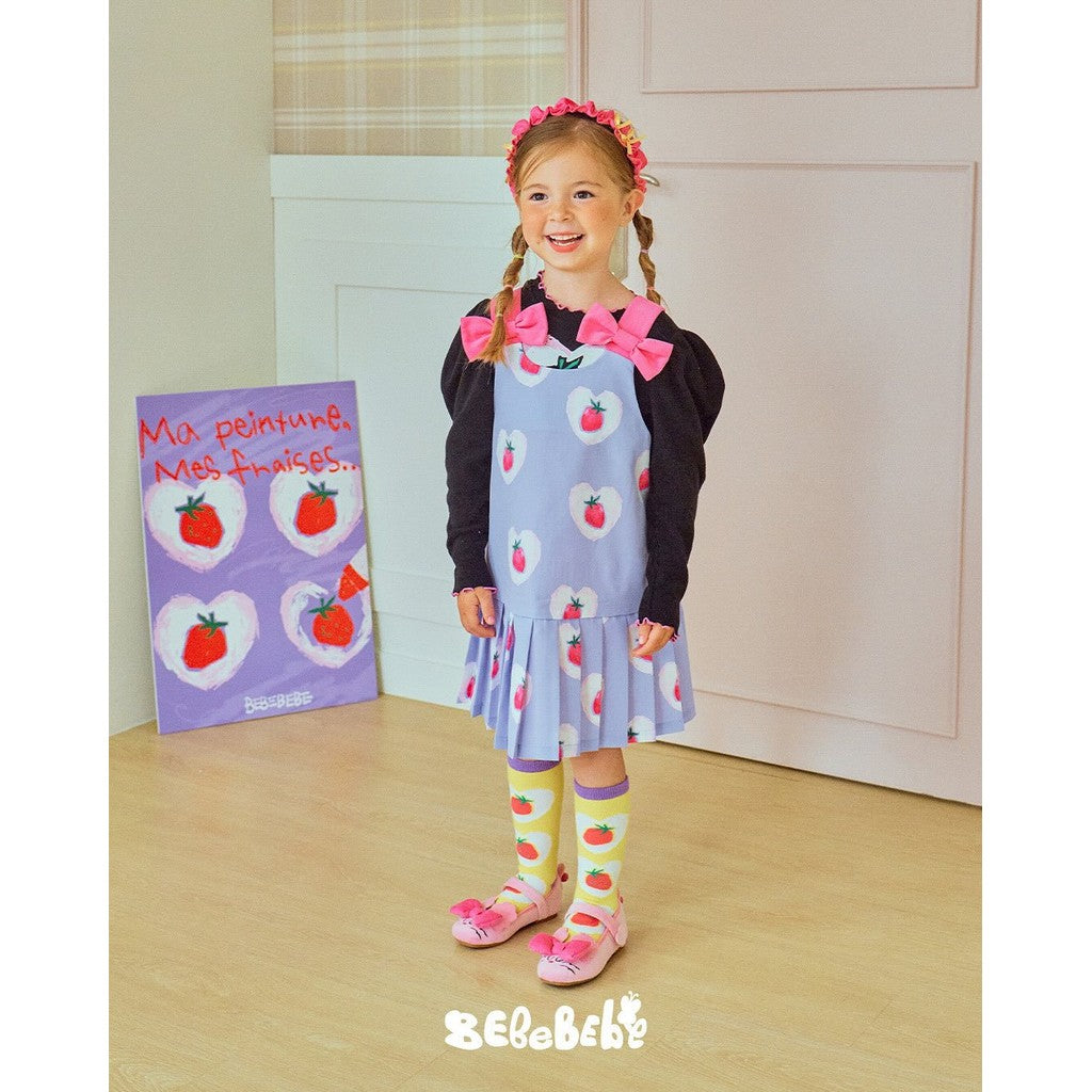 IRIS KIDS Pink Strawberry Set — kids shirt, pants, socks and dress set, product photo 4 of 12