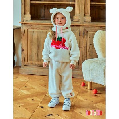 IRIS KIDS Strawbear Training Set — kids top, pants and rabbit hat set, product photo 6 of 11