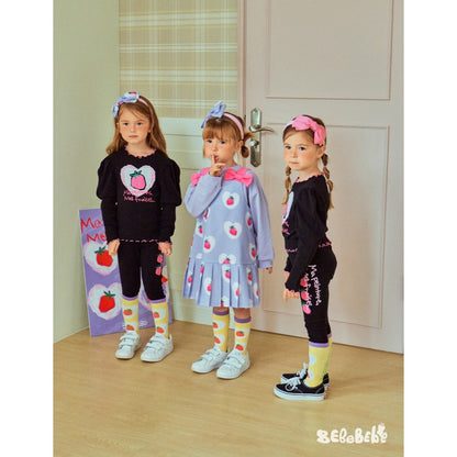 IRIS KIDS Pink Strawberry Set — kids shirt, pants, socks and dress set, product photo 8 of 12