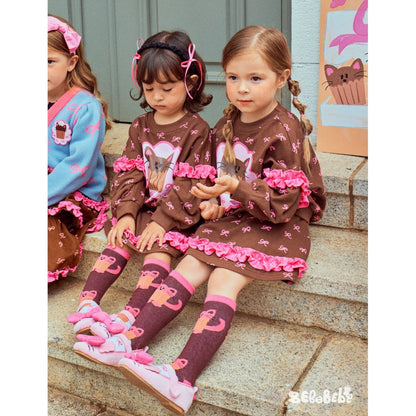 IRIS KIDS Little Cat Set — kids shirt, skirt and socks set, product photo 7 of 11