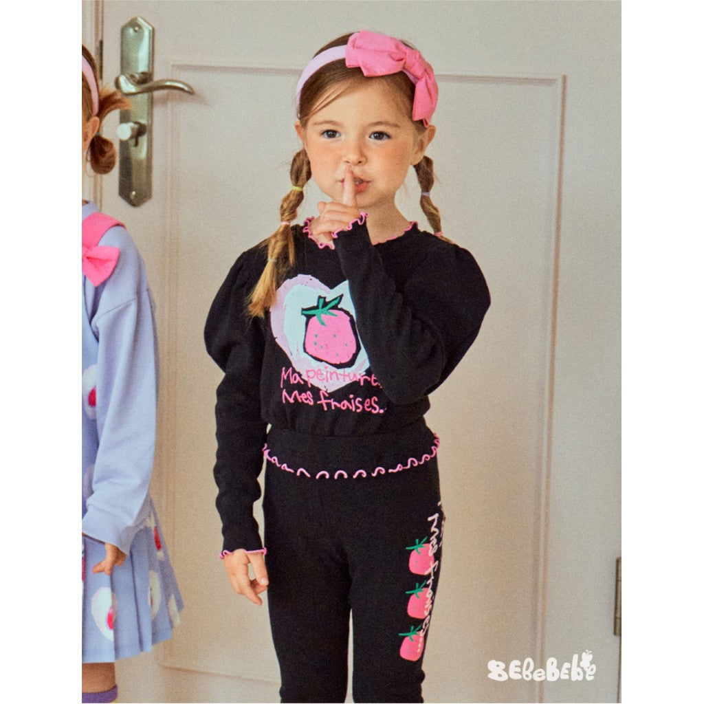 IRIS KIDS Strawberry Print Shirt & Pants Set by IRIS KIDS, product photo 7 of 11