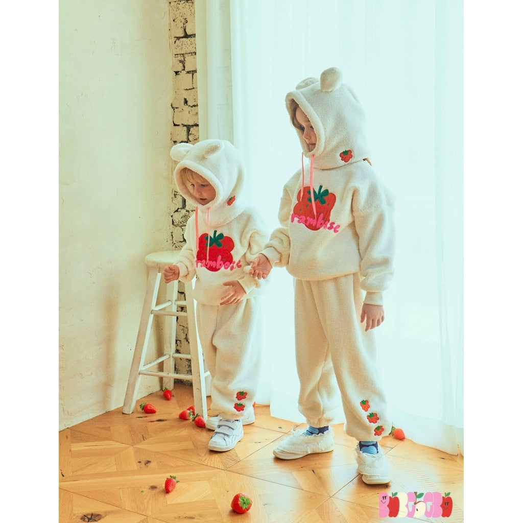 IRIS KIDS Strawbear Training Set — kids top, pants and rabbit hat set, product photo 3 of 11