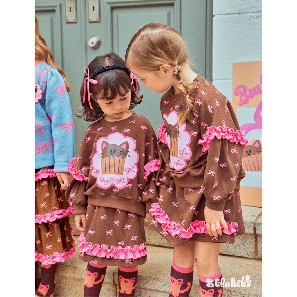 IRIS KIDS Little Cat Set — kids shirt, skirt and socks set, product photo 5 of 11