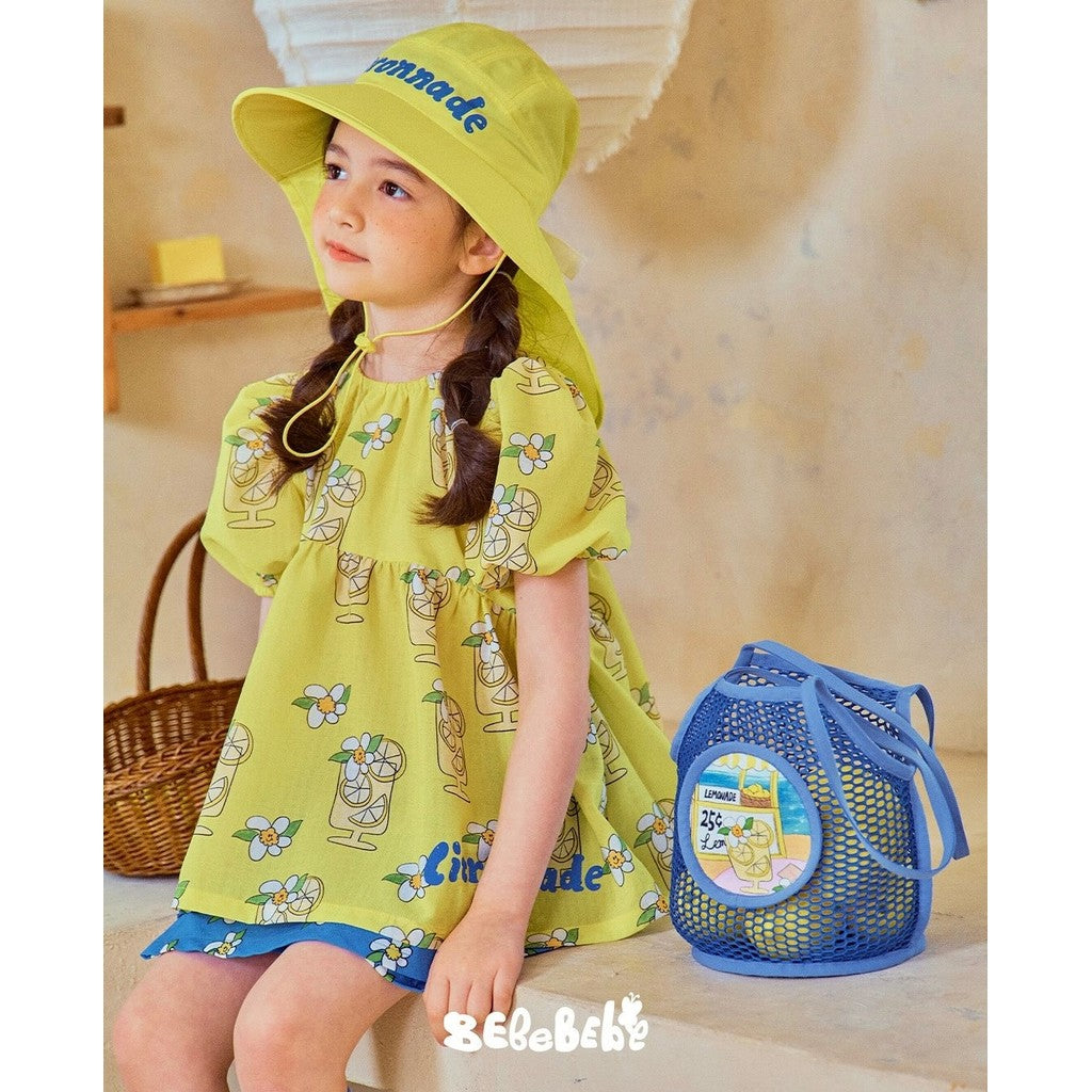 IRIS KIDS Lemonade Print Set & Socks — kids Coolmax-cotton outfit, product photo 5 of 11