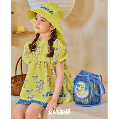 IRIS KIDS Lemonade Print Set & Socks — kids Coolmax-cotton outfit, product photo 5 of 11