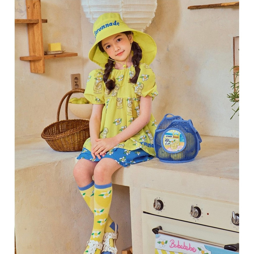 IRIS KIDS Lemonade Print Set & Socks — kids Coolmax-cotton outfit, product photo 3 of 11