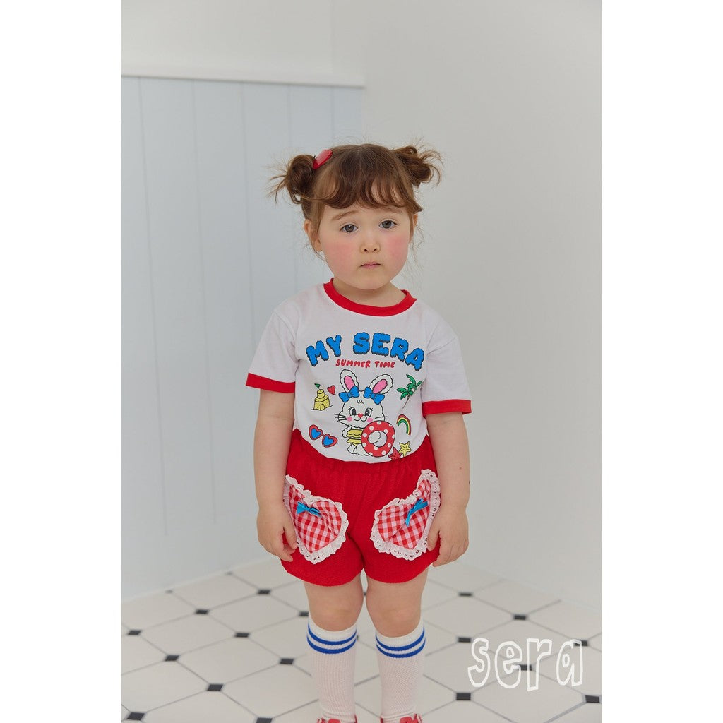 IRIS KIDS Rabbit Print Set — kids top and shorts set, product photo 8 of 10
