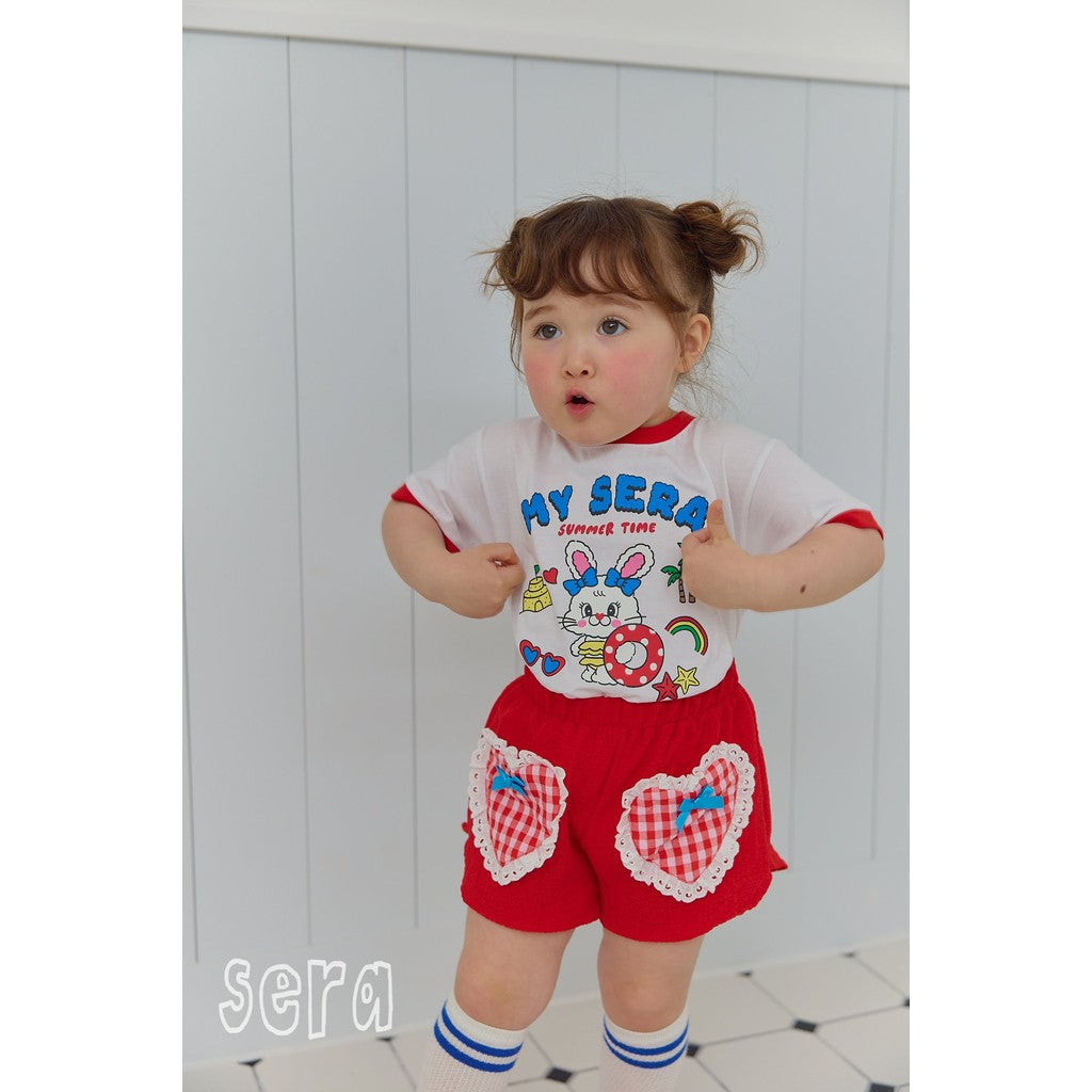 IRIS KIDS Rabbit Print Set — kids top and shorts set, product photo 4 of 10