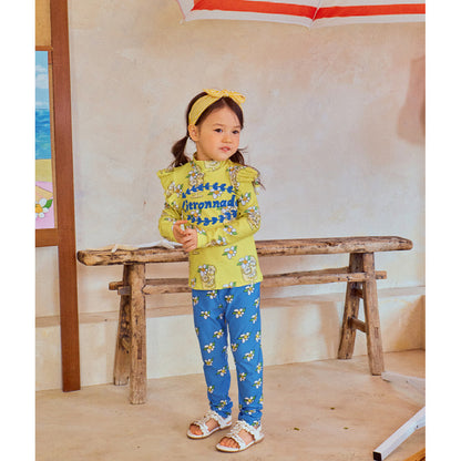 IRIS KIDS Lemonade Swimsuit — girls lemon-print swimwear, product photo 9 of 10