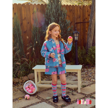 IRIS KIDS Pink Heart Peach Set — girls kids outfit set, product photo 4 of 12