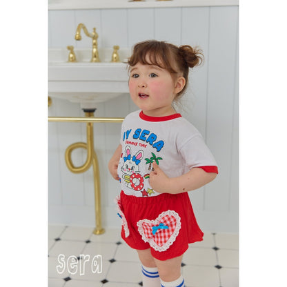 IRIS KIDS Rabbit Print Set — kids top and shorts set, product photo 3 of 10