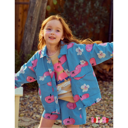 IRIS KIDS Pink Heart Peach Set — girls kids outfit set, product photo 5 of 12