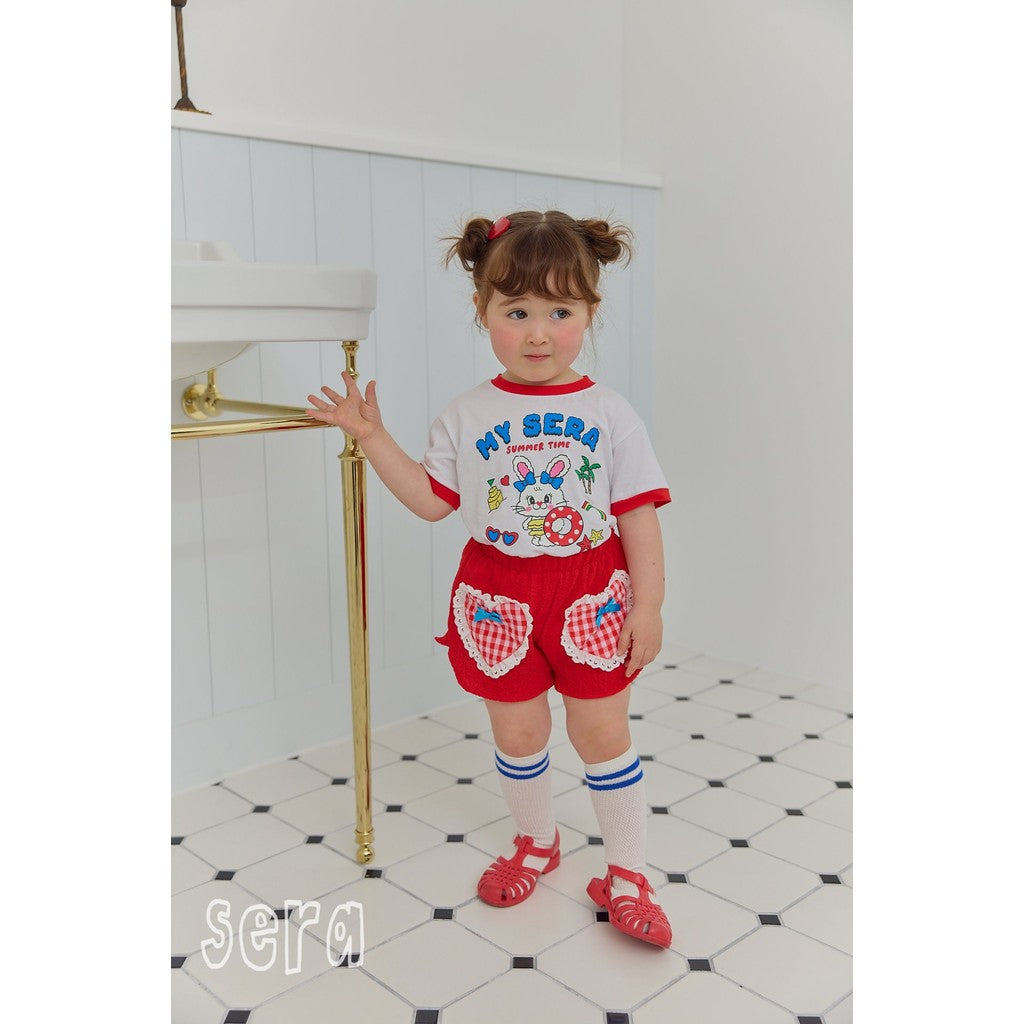 IRIS KIDS Rabbit Print Set — kids top and shorts set, product photo 7 of 10