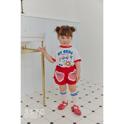 IRIS KIDS Rabbit Print Set — kids top and shorts set, product photo 7 of 10