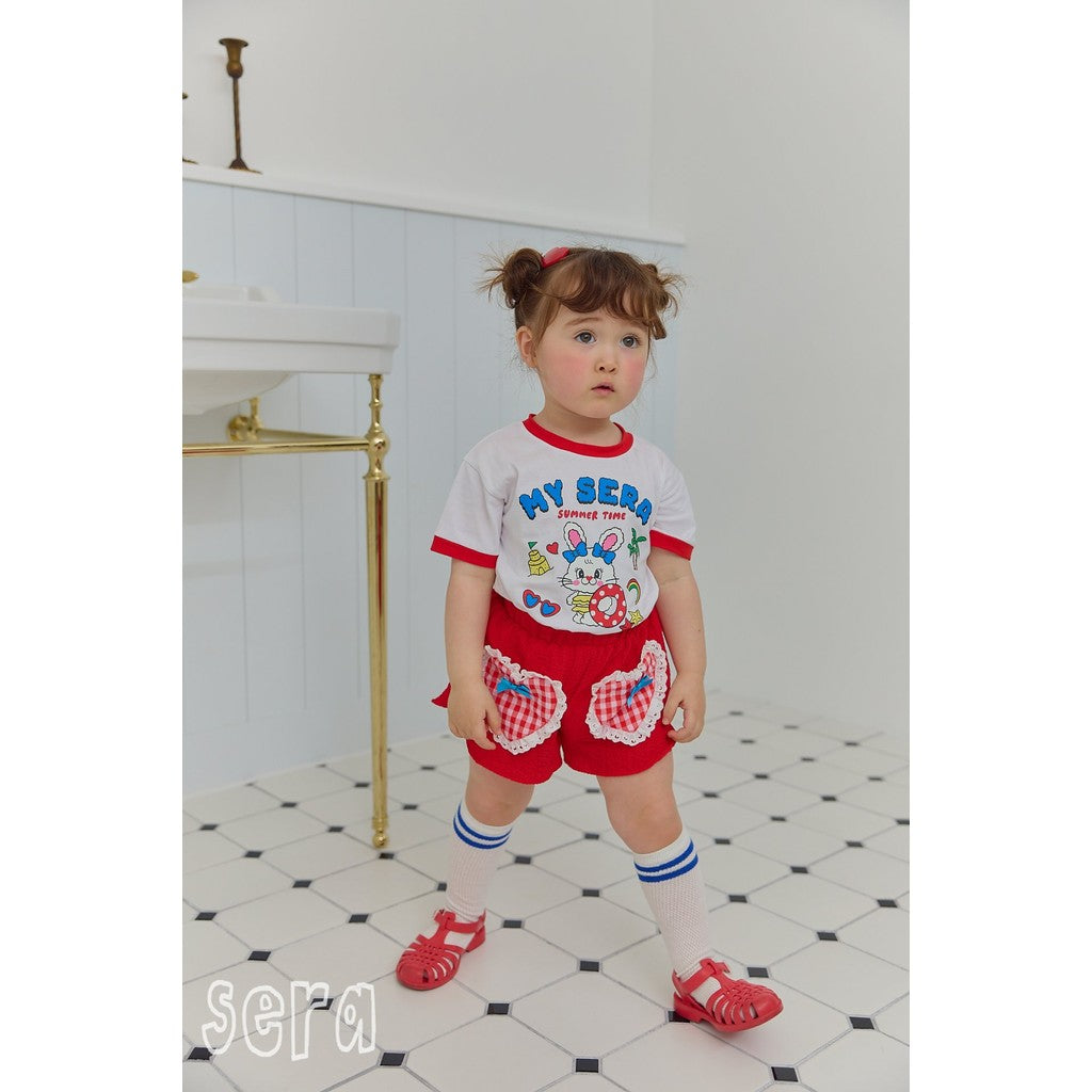 IRIS KIDS Rabbit Print Set — kids top and shorts set, product photo 6 of 10