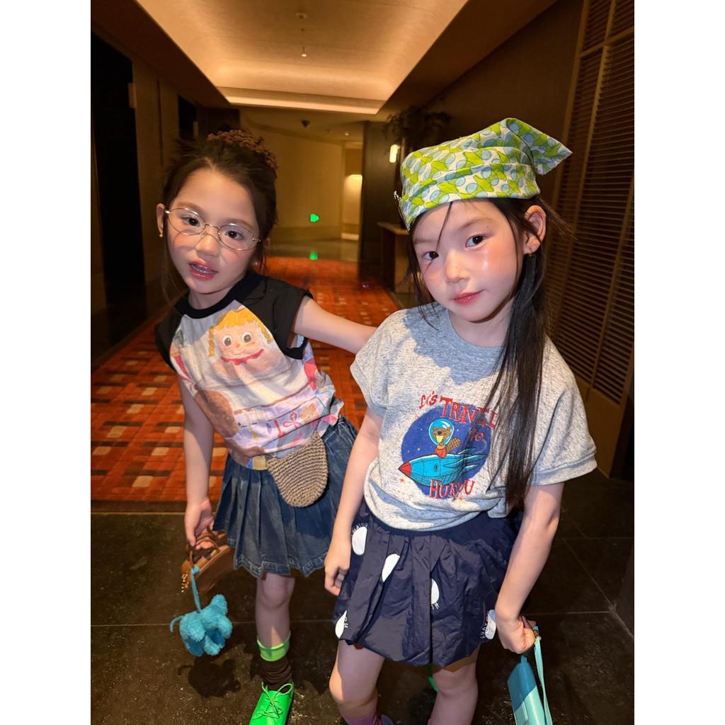 IRIS KIDS Sweet Cool Girl Set — girls tee and skirt outfit, product photo 3 of 10