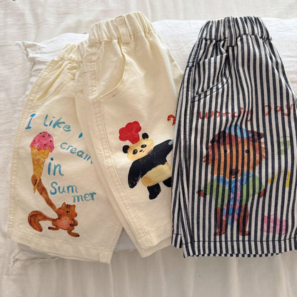 IRIS KIDS Fun Animal Pants — kids print shorts, product photo 4 of 13