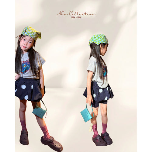 IRIS KIDS Sweet Cool Girl Set — girls tee and skirt outfit, product photo 1 of 10
