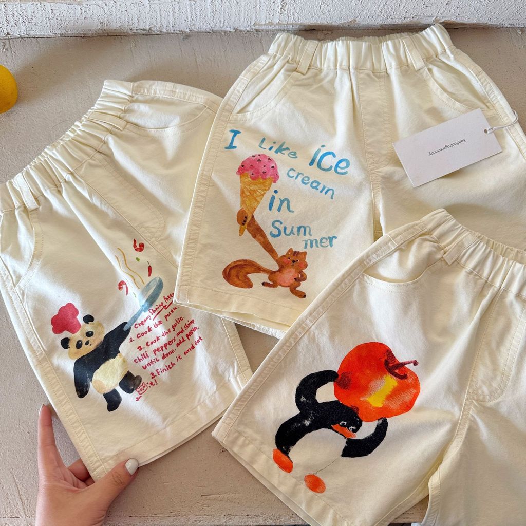 IRIS KIDS Fun Animal Pants — kids print shorts, product photo 3 of 13