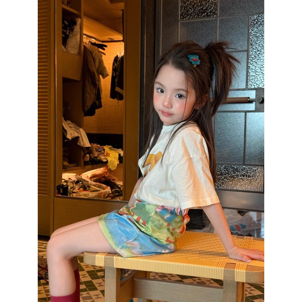IRIS KIDS Puppy Fun Day Set — girls puppy print shirt and skirt set, product photo 8 of 10
