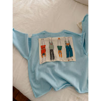 blue shirt