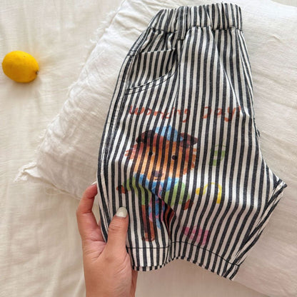 IRIS KIDS Fun Animal Pants — kids print shorts, product photo 8 of 13
