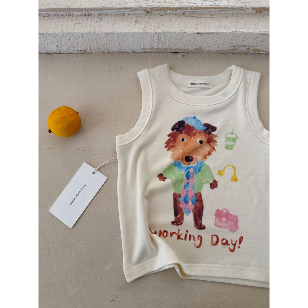 IRIS KIDS Rokuku Print Shirt — kids cartoon-print tee, product photo 7 of 9
