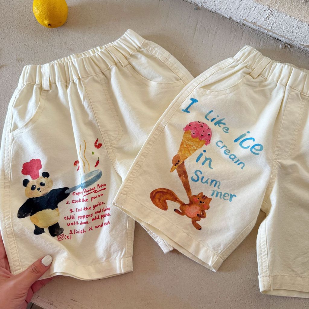 IRIS KIDS Fun Animal Pants — kids print shorts, product photo 5 of 13