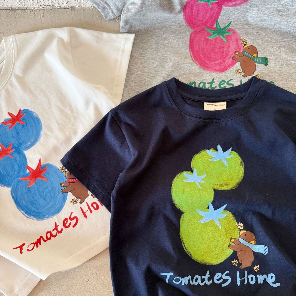 IRIS KIDS Tomato Print Shirt — kids graphic tee, product photo 5 of 12