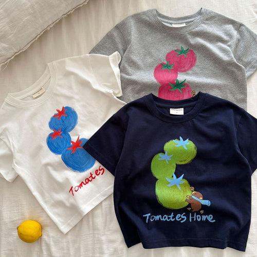 IRIS KIDS Tomato Print Shirt — kids graphic tee, product photo 1 of 12