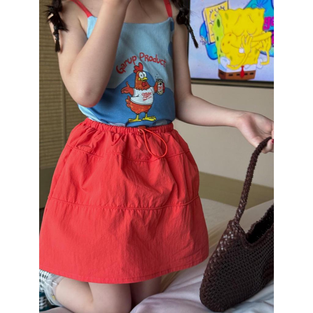 IRIS KIDS Little Retro Color Set — girls summer top and skirt set, product photo 10 of 10
