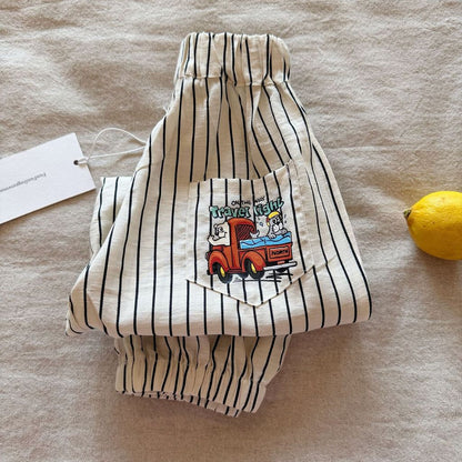 IRIS KIDS x Funfun Fun Print Pants — kids summer pants, product photo 6 of 12