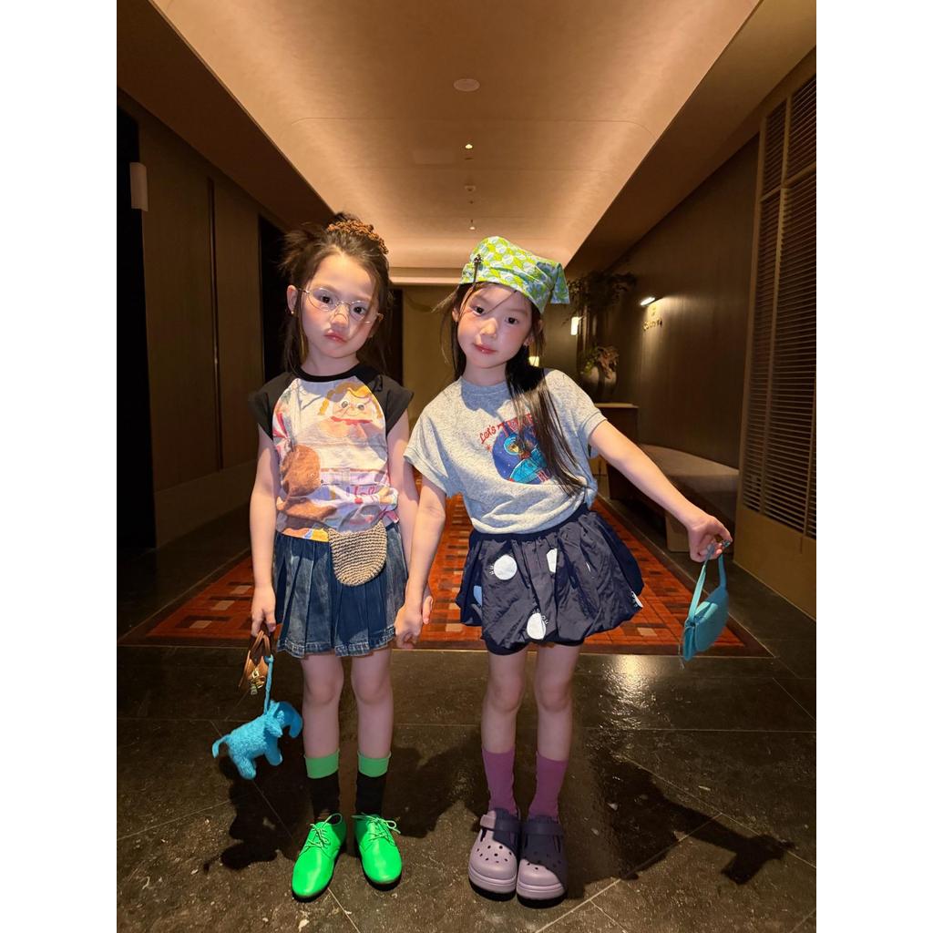 IRIS KIDS Sweet Cool Girl Set — girls tee and skirt outfit, product photo 5 of 10