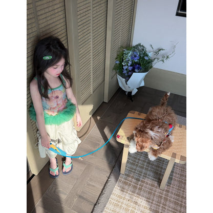 IRIS KIDS Minty Breeze Set — girls print shirt and pants set, product photo 4 of 8