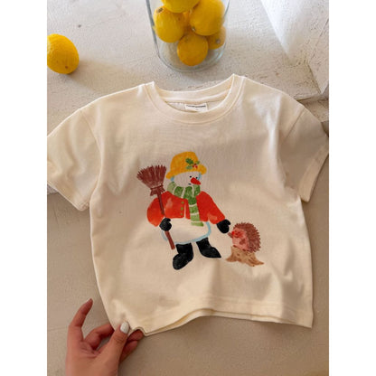 IRIS KIDS Little Animal Club — kids print tee, product photo 8 of 10