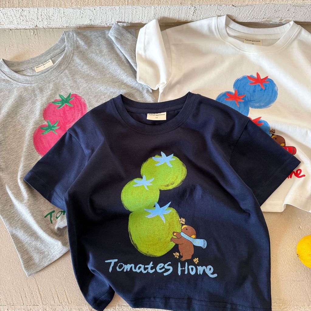 IRIS KIDS Tomato Print Shirt — kids graphic tee, product photo 6 of 12