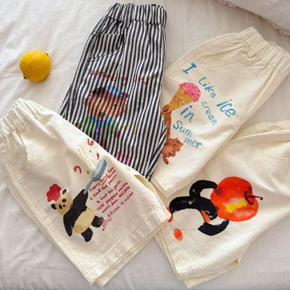IRIS KIDS Fun Animal Pants — kids print shorts, product photo 2 of 13