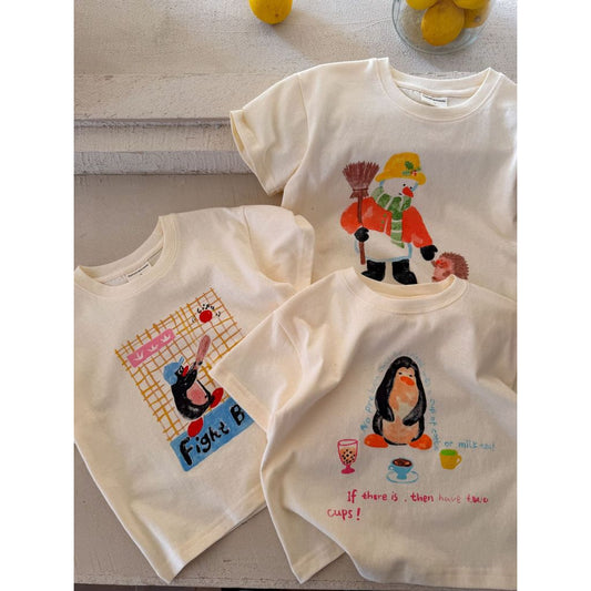 IRIS KIDS Little Animal Club — kids print tee, product photo 1 of 10
