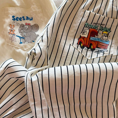 IRIS KIDS x Funfun Fun Print Pants — kids summer pants, product photo 8 of 12