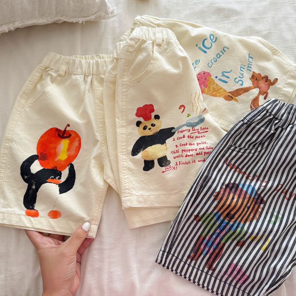 IRIS KIDS Fun Animal Pants — kids print shorts, product photo 7 of 13