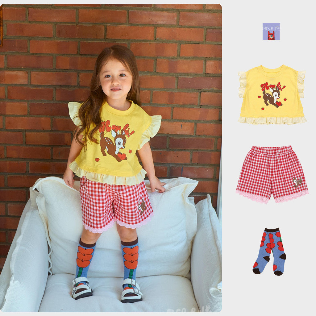 IRIS KIDS Lovely Fawn Set — kids deer print outfit, product photo 1 of 12