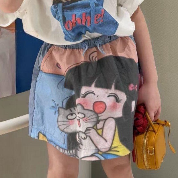 IRIS KIDS Mini Cat Lover Set — kids shirt and skirt outfit, product photo 10 of 10