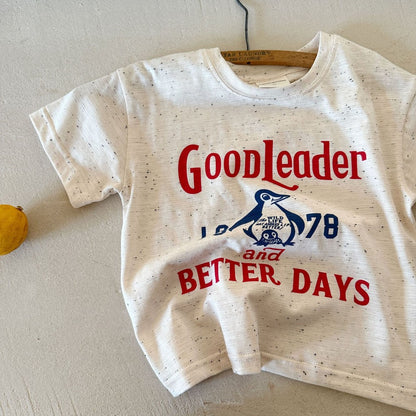 IRIS KIDS Good Leader Penguin Shirt — kids penguin-print t-shirt, product photo 5 of 6
