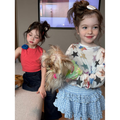IRIS KIDS Mini Star Girl Outfit — girls Korean-style kids set, product photo 6 of 12