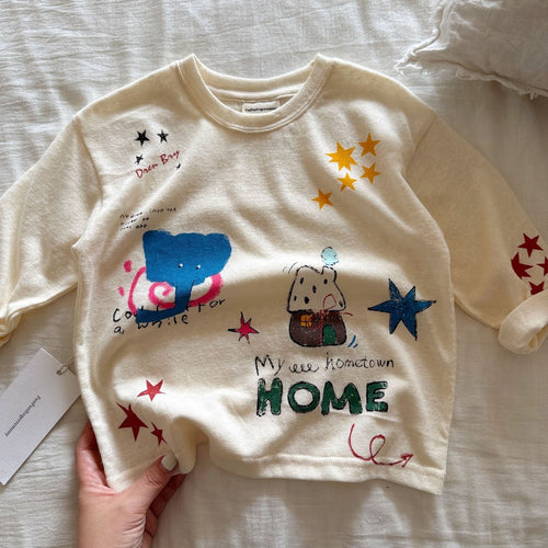 IRIS KIDS Home Dream Shirt — kids elephant print shirt, product photo 1 of 6