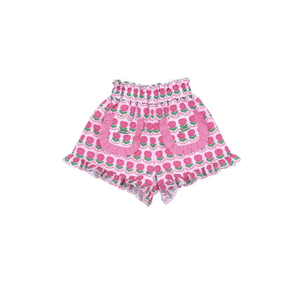 IRIS KIDS Candy Pink Ruffle Set — kids shirt, pants and socks set, product photo 11 of 12