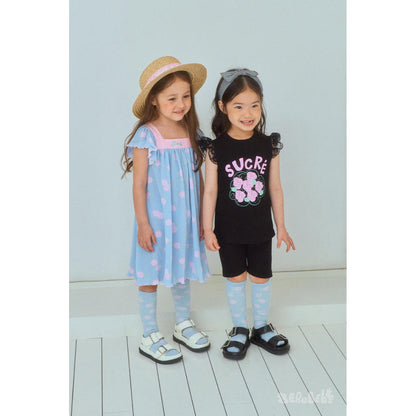 IRIS KIDS Sucre Rose Set — kids rose-print shirt and shorts set, product photo 4 of 11