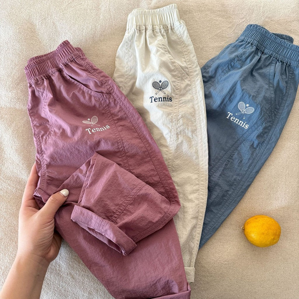 IRIS KIDS Tennis Club Pants — kids summer pants, product photo 2 of 10