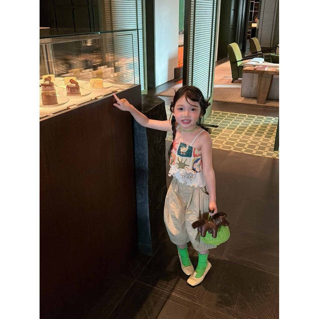 IRIS KIDS Sunny Play Tank & Pants Set — girls kids outfit, product photo 7 of 10